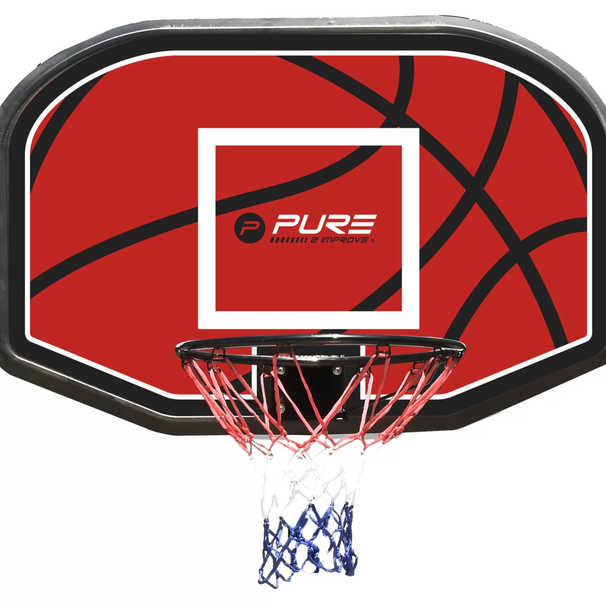 Hot Pure2Improve Basketball Backboard, Basketballkurv