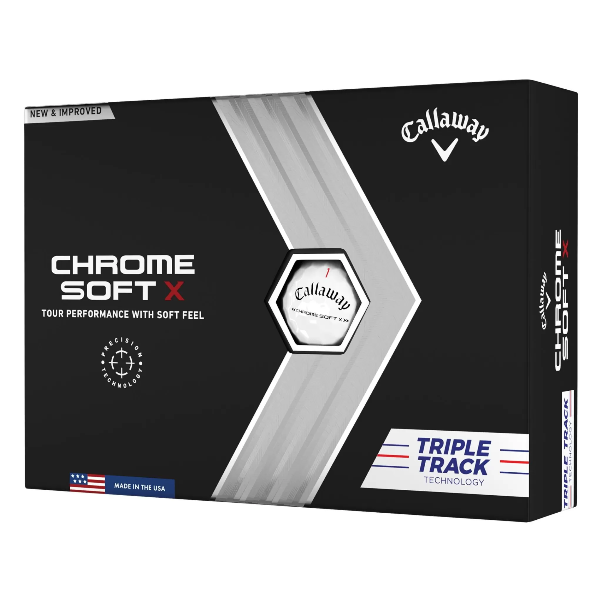Shop callaway Chrome Soft X - 22 Triple Track, Golfball