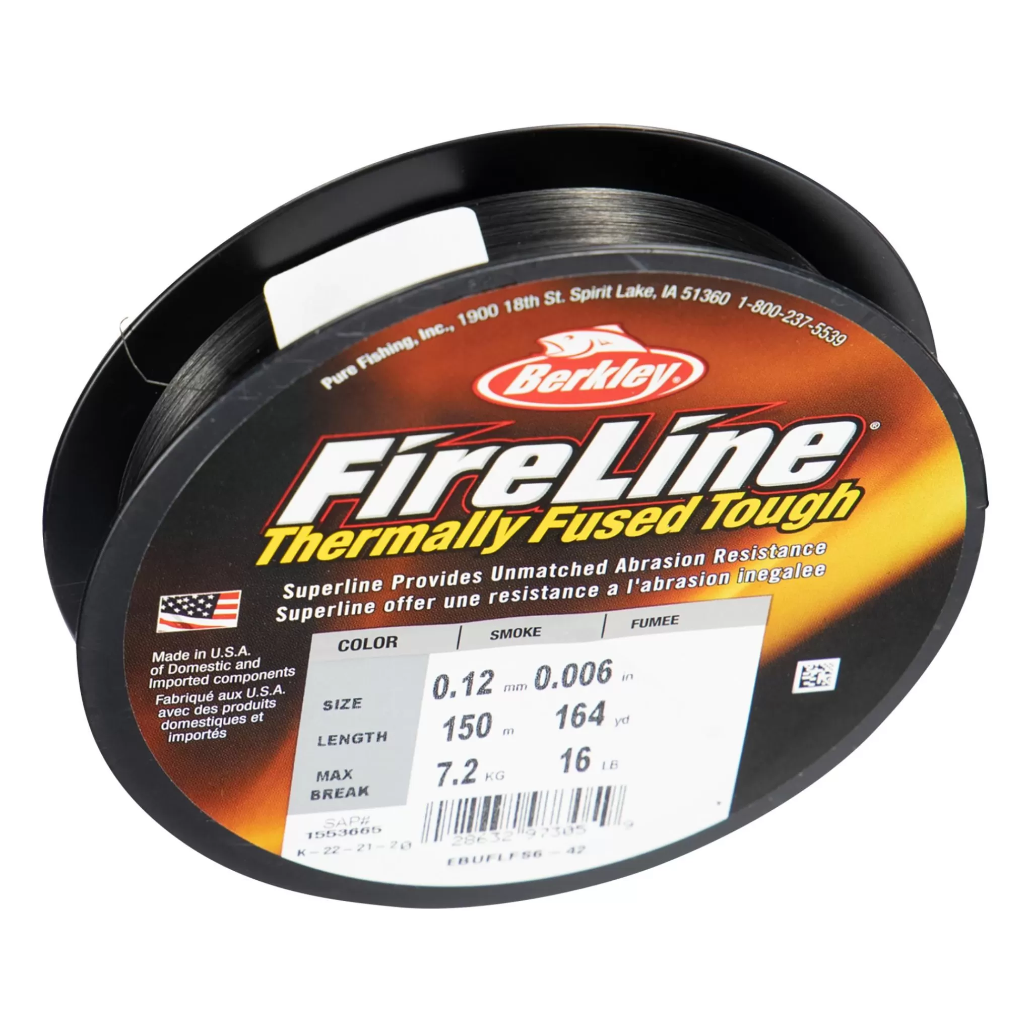 Online berkley Fireline 150M Smoke, Multifilament