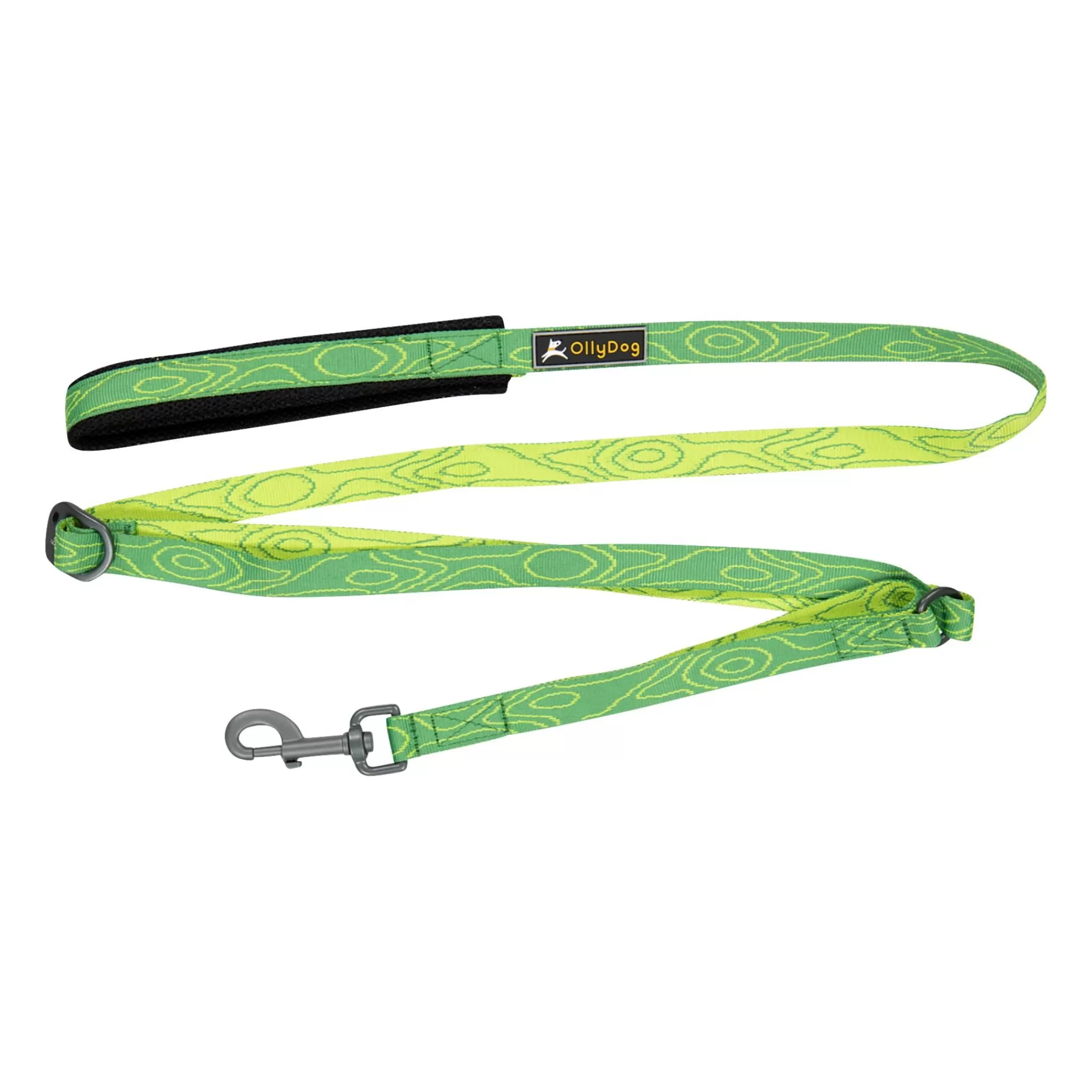 Hot OllyDog Flagstaff Adj Leash Sage Bark, Hundeband