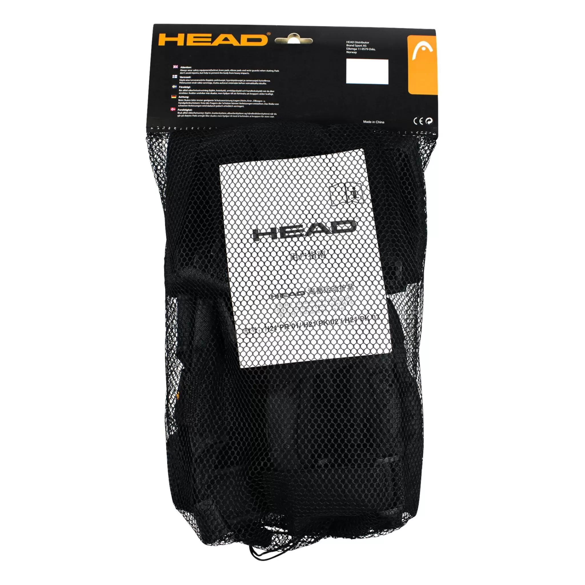 Hot head Adult Protection Set Blk -23/24, Beskyttelsessett Inline Voksen