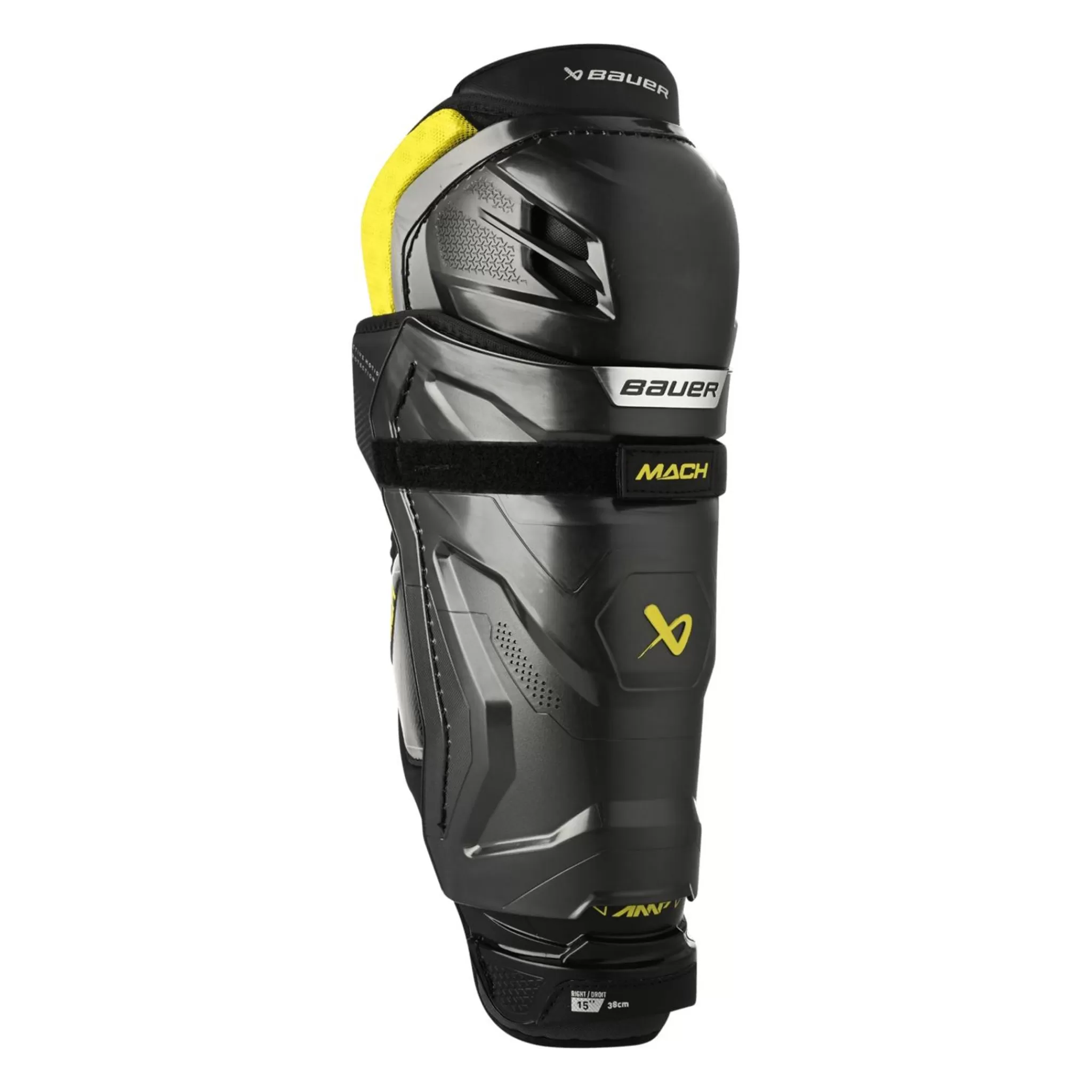 Best Sale bauer S23 Supreme Mach Shin Guard 23/24, Leggskinn Til Hockey, Intermediate