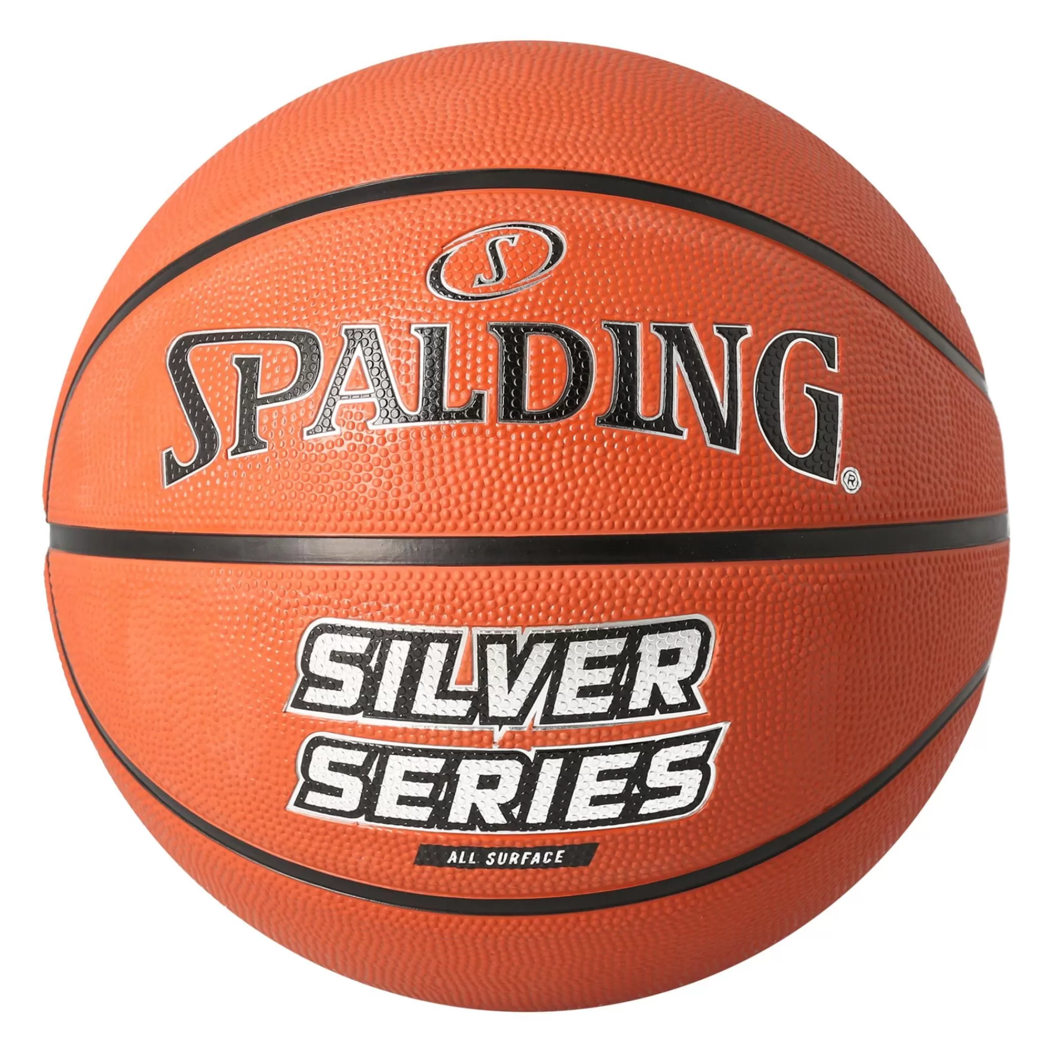 Hot spalding Silver Series Rubber Basketball, Basketball