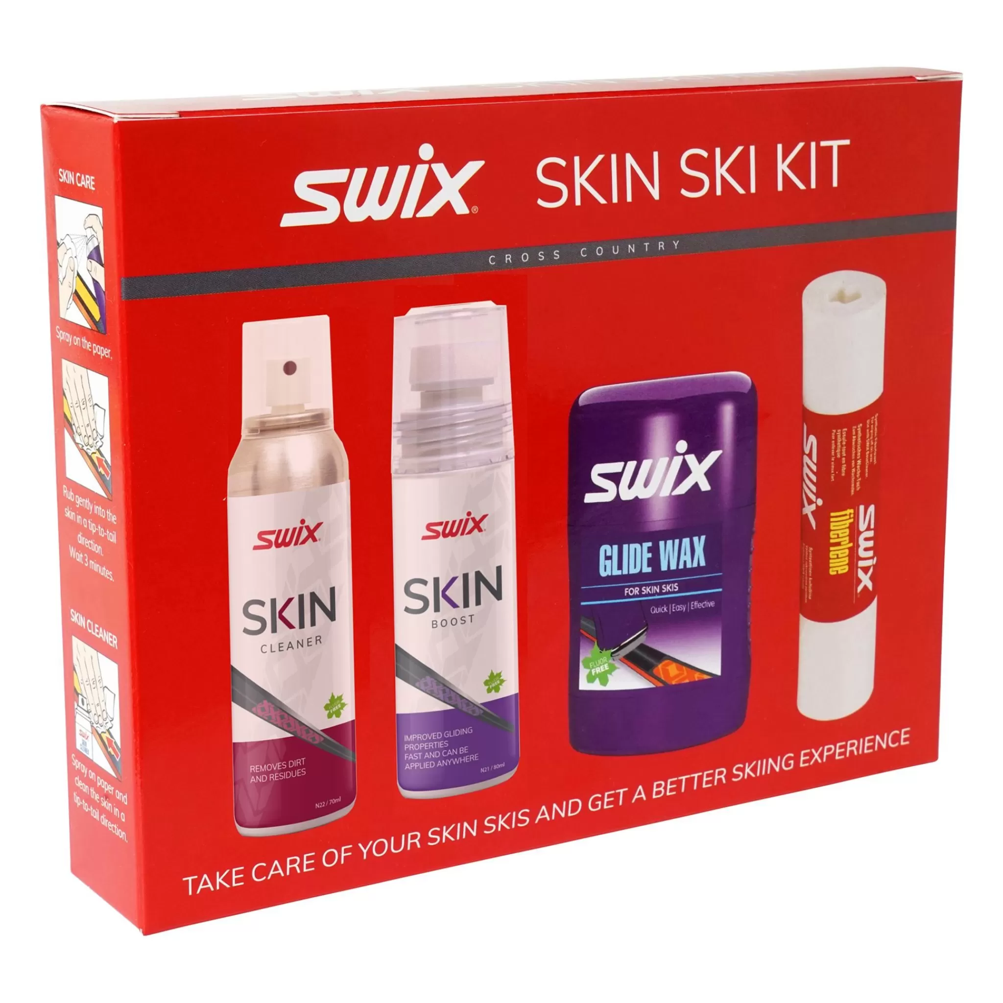 Clearance swix Wax Kit P15N Skin Care Set 23/24, Vedlikeholdssett Felleski